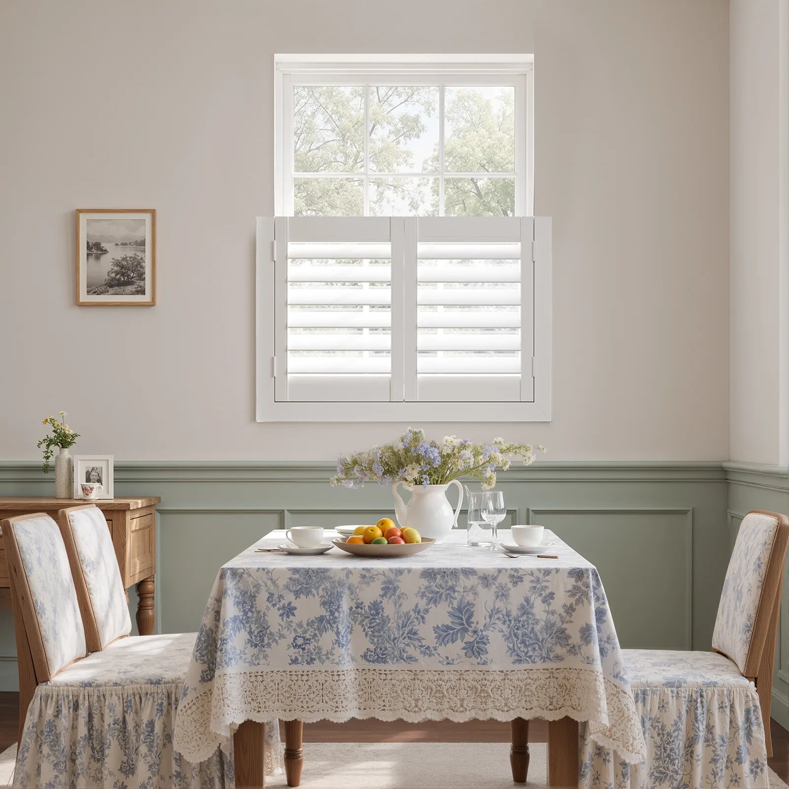 YUNQIAO Hardwood Plantation Cafe Shutter